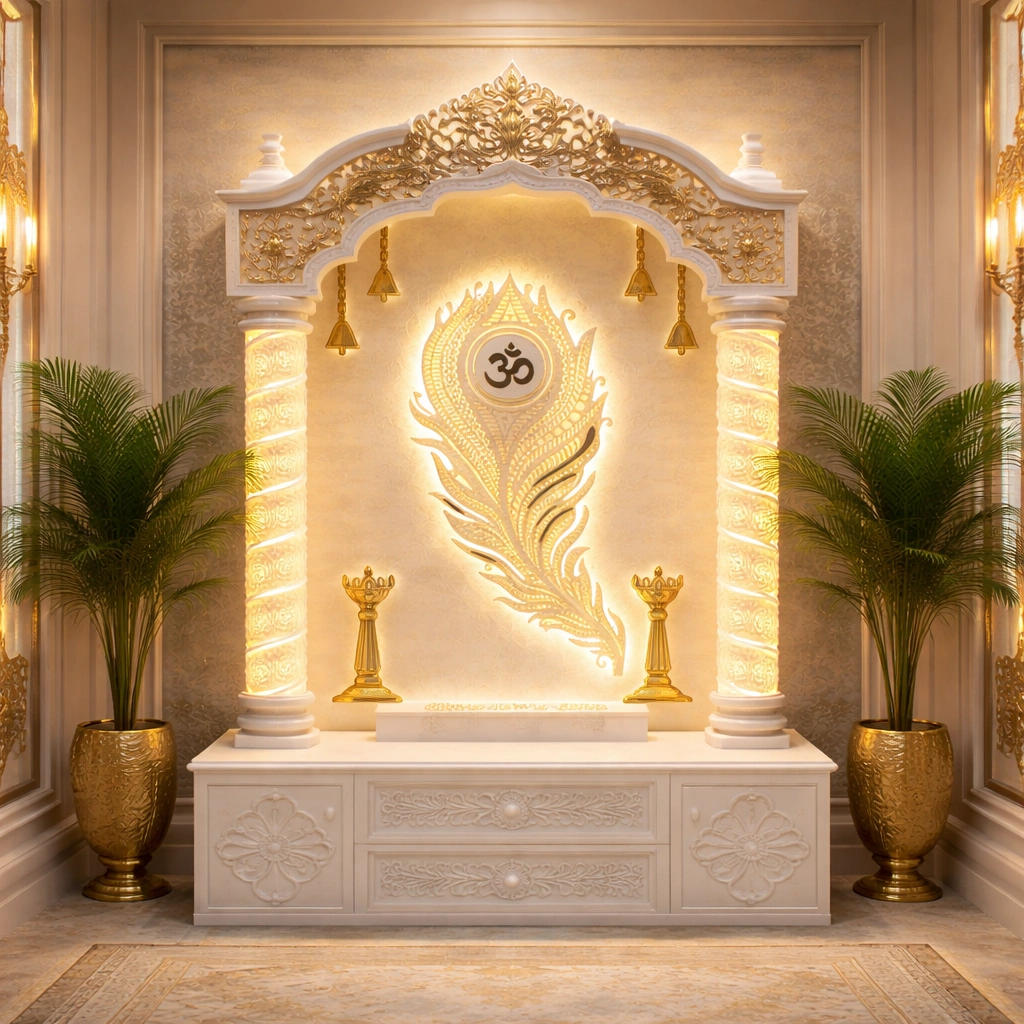 Mor Pankh Corian Mandir in Visakhapatnam